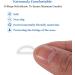 Soft Silicone Adhesive Air Chamber Nose Pads for Plastic Frames - 12 Pairs (Clear) - Buy Online on GoSupps.com