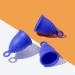 Buy Silicone Menstrual Cup for Women - Reusable Medium Size Extra Firm Peachcup with Loop Handle - Ships Internationally - Buy Online on GoSupps.com