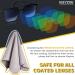 3 Pack Anti-Fog Microfiber Cloth for Eyeglasses & Screens - Reusable Lens Wipes for Glasses Masks & Goggles | Perfect for Clear Vision - Buy Online on GoSupps.com