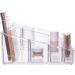 STORi Audrey Clear Vanity Makeup Organizer - 15-Compartment Holder for Brushes, Eyeshadow Palettes & Beauty Supplies | Made in USA - Buy Online on GoSupps.com
