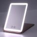 Folding LED Makeup Mirror Rechargeable Travel Makeup Mirror with LED Lights 3 Light Colors Stepless Dimming Touch Switch USB Rechargeable Mirror Rose Gold - Buy Online on GoSupps.com