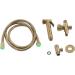Antique Copper Bathroom Accessories | Retro Wall-Mounted Toilet Sprayer & Bidet Tap - Exquisite Design & Powerful Performance - Buy Online on GoSupps.com