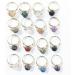 Buy Steinring Green Agate Adjustable Wire-Wrapped Ring for Women | Natural Stone Classic Jewelry - Buy Online on GoSupps.com