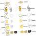FOMIYES 4 Boxes Wig Dreadlock Pendant Hair Braiding Jewelry Hair Braids Rings Diy Hair Cuffs Beads for Hair Dreadlock Cuffs Hair Rings Dreadlocks Wire Tibetan Silver Accessories Alloy - Buy Online on GoSupps.com