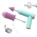 Electric Bottle Cleaning Brush Rechargeable Bottle Cleaner Set Straw & Nipple Brush | Electric Baby Bottle Cleaner Set Straw Brush Say Goodbye to Hassle Cleaning Hondony 02b Emerald Green
