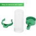 Lamoutor 4Pcs Bird Water Feeder - Plastic Drinker for Parrots, Budgie, Cockatiel, Lovebirds - Buy Online on GoSupps.com