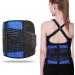 Plus Size Back Brace S-6XL | Adjustable Lumbar Support Belt for Men & Women | Posture Corrector & Waist Trainer in Blue | Fitness & Weight Loss - Buy Online on GoSupps.com