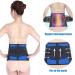 Buy S-6XL Plus Size Lower Back Brace - Lumbar Decompression Belt for Pain Relief | Men's & Women's Posture Corrector (Small Blue) - Support for Herniated Disc Sciatica & Scoliosis - Buy Online on GoSupps.com