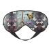 Romantic Paris Butterfly Eiffel Print Unisex Sleep Mask Double-Sided Eye Mask Ideal for Sound Sleep and Skin Care Black