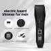 Men's Beard Trimmer - 20 Length Adjustable Stainless Steel T-Blade Cordless IPX7 Waterproof with LED Display - Buy Online on GoSupps.com