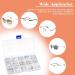 Mesee 150 Pairs Glasses Nose Pads Set | Soft PVC Slide-Resistant Pads for Glasses & Sunglasses | Complete Glasses Repair Kit with 15 Sizes & Screw System - Buy Online on GoSupps.com