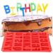 Chocolate Mould Non-Stick Silicone -40 To +230 Rectangular DIY Alphabet Mold for Kitchen Bakery - Buy Online on GoSupps.com