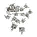 Metal Springs - 10 Pairs Silver Battery Spring Contact Plate Replacement (14.5x9mm) for AA/AAA Batteries | International Shipping Available - Buy Online on GoSupps.com