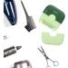 FRCOLOR Portable Bangs Hair Trimmer - 2 in 1 Stainless Steel Clipper & Comb for Effortless Home Styling - Buy Online on GoSupps.com