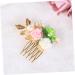 Didiseaon Wedding Hair Comb Bride Wedding Dress Hair Accessories Flower Hair Comb - Buy Online on GoSupps.com
