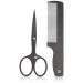ZWILLING TWINOX M beard care set premium beard scissors + beard comb with cowhide case beard trimming kit black 97713-004-0