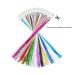 Sparkling Hair Tinsel Strands Kit - 47 Inch, 2400 Strands, 12 Colors - Buy Online on GoSupps.com