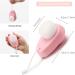 3PCS Facial Cleansing Brushes - 2 in 1 Silicone Scrubber & Soft Bristle Brush Set for Deep Skin Cleansing - Black, Pink, Green - Buy Online on GoSupps.com