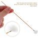 12Pcs Bamboo Handle Goose Hair Ear Pick - Ear Wax Remover & Cleaner Tool for Adults - Ear Care Supplies - Buy Online on GoSupps.com