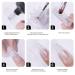 Jascherry 8 Colors Glitter Poly Nail Gel - Acrylic Nail Extension Gel for Beginners | Professional Nail Design #2 - Buy Online on GoSupps.com