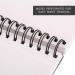 Bachmore 8.5x11 Left Spiral Hardbound Sketchbook | Acid-Free Drawing Paper | Ideal for Kids & Adults | Durable Hardcover | Artist Pro & Amateurs - Buy Online on GoSupps.com
