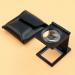 Magnifying Glasses Educational Hobby Magnifiers Portable 15X Folding Glass Lens Magnifier Metal Tri-Fold Comfortable Anniversary