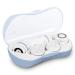 Waterproof Facial Cleansing Spin Brush Set with 4 Exfoliating Brush Heads - Complete Face Spa System by CLSEVXY - Face Scrubber for Gentle Exfoliation and Deep Scrubbing Blue