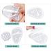 Premium Metatarsal Pads for Women - Silicone Ball of Foot Cushion Inserts | All-Day Pain Relief | Light Yellow & Transparent - Buy Online on GoSupps.com
