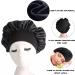 Silk Hair Bonnet for Women - Night Sleep Cap for Black & Curly Hair | Elastic Silk Head Cover - Buy Online on GoSupps.com