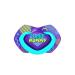 Canpol Babies Silicone Pacifiers - 2 Pack (6-18 Months) | Neon Love Boy - Safe & Soft Baby Soothers - Buy Online on GoSupps.com