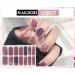 NAILDOKI Nail Stickers Full Wraps Self-Adhesive Gel Nail Art Decals - 6-01 for Women and Girls - Buy Online on GoSupps.com