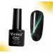 POPETPOP nail top coat sparkle nail polish flash suit 5D Cat Eye Polish Gel gel Miss two-color extend