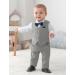 Amissz Baby Boy Formal Tuxedo Clothing Set 9-12 Months - Grey - Buy Online on GoSupps.com