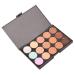 PhantomSky 15 Color Cream Concealer Camouflage Makeup Palette Contouring Kit 1 - Professional and Daily Use - Buy Online on GoSupps.com
