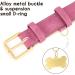 Beirui Soft Padded Leather Dog Collar - Comfortable & Durable for Small Medium & Large Dogs - Pink - High-Quality Alloy Fittings - Adjustable Neck Size 25-33 cm - Buy Online on GoSupps.com