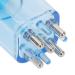 Scalp Oil Comb & Applicator - 8ml Sealing Massage Tool for Hair Loss - Clear Blue - Buy Online on GoSupps.com