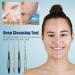 SSRoirvbb Portable Acne Needle Blackhead Clip Remover Extraction Popper Pore Black Head Cleaner Face Tools Needle Skin Cleansing Care Deep Black Cell circle - Buy Online on GoSupps.com