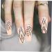 Didiseaon 1 Set Halloween fake nails spider web stick on nail coffin manicure nails halloween nails 4th of july press on nails halloween nail art false nails patch abs nail stickers woman - Buy Online on GoSupps.com