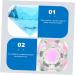 POPETPOP 2 Pcs Nail Art Crystal Cup Glass Tumbler with Lid Glass Nail Dish Liquid Powder Dappen Dish Crystal Dappen Dish Liquid Containers Dish Cover White Crystal 5.5x5.5cmx2pcs Bluex2pcs - Buy Online on GoSupps.com