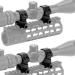 LONSEL 1'' Scope Rings - High & Medium Profile 1 Inch Mount Rings for Picatinny Rail - 4 Pack - Buy Online on GoSupps.com