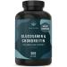 Glucosamine chondroitin high -dose - Big Pack: 360 capsules (lasts 6 months) - with vitamin C (for normal collagen formation at) - pharmaceutical quality - Made in Germany - True Nature Glucosamin & Chondroitin