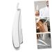 Frcolor Straight Edge Razor for Men - Stainless Steel Manual Blade Holder for Hairdressers & Eyebrow Trimming - Premium Quality Beard Razor - Buy Online on GoSupps.com