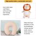 JOYRAVO Kids Travel Pillow - 2-in-1 Deformable Neck Pillow with Cute Pink Lion Design for Comfortable Sleep and Play on Airplanes, Cars, and Travel - Buy Online on GoSupps.com