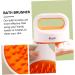 Frcolor Shampoo Massage Brush - Children's Hair Bathing Accessory Wet & Dry Head Skin Massager | 8x8x8.1cm Orange - Buy Online on GoSupps.com