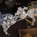 Lurrose Baroque Wedding Crown - Crystal Butterfly Flower Tiara for Women and Girls - Buy Online on GoSupps.com