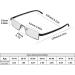 BILIZA Half Frame Blue Light Blocking Reading Glasses - 1.5X TR90 Rim Readers for Men & Women with Portable Case - Reduce Eye Strain - Buy Online on GoSupps.com