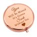 Coworker Leaving Gifts Compact Mirror Coworker Goodbye Gift Going Away Gifts for Women Retirement Gifts for Coworker Farewell Gifts for Colleagues Appreciation Gifts Pocket Makeup Mirror