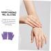 Beatifufu 1 Pair Gel Moisturizing Gloves Moisturizing Half Gloves Hand Spa Gloves Mittens for Men Gloves Soft Moisturizing Socks Gloves Womens Gloves Cotton Gloves Purple Dipping 15x11cm - Buy Online on GoSupps.com