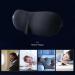 3D Contoured Blackout Sleep Eye Mask for Men and Women - Ultimate Sleeping Aid for Night Sleeping, Travel, and Naps - Soft Comfort Eye Shade Cover and Blindfold in Black - Buy Online on GoSupps.com
