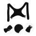 MUCKLILY Belt Brace Shoulder Rest Holder Straightener Men Women Posture Band Black Polyester - Buy Online on GoSupps.com